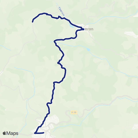 TCL Scolaires La Brally - Parking Claude Anime map