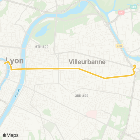 TCL Gare Saint-Paul - Laurent Bonnevay map