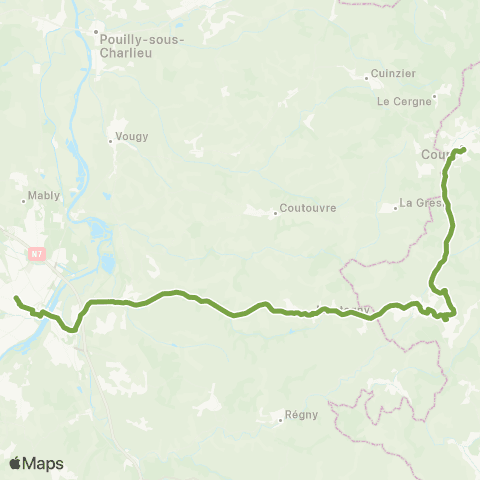 TCL Parking Winslow - Gare de Roanne map