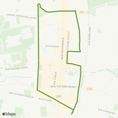 TCL Villefranche Gare - Villefranche Gare map