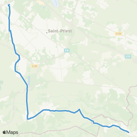 TCL Rond point Parilly - le Fayet map