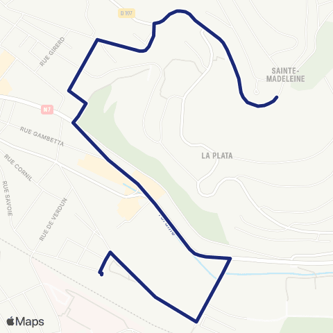 TCL Scolaires Lycée ND de Bel Air - Cité scolaire de Tarare map