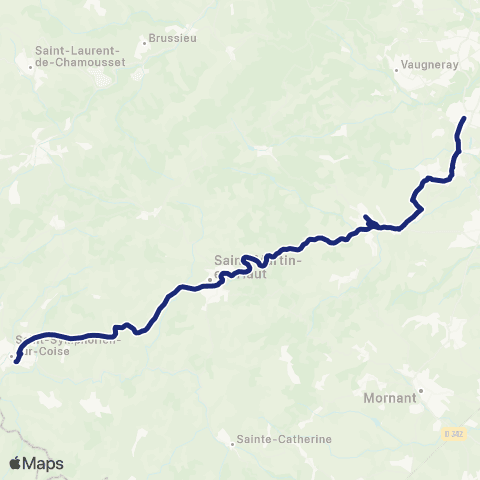 TCL Scolaires Ctre scolaire Champagnat (St-Symphorien-s/-Coise) map