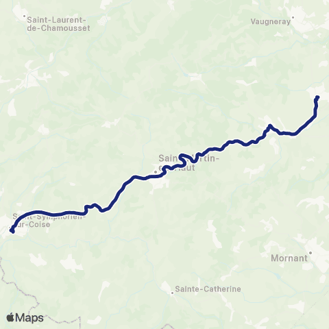 TCL Scolaires Ctre scolaire Champagnat (St-Symphorien-s/-Coise) map