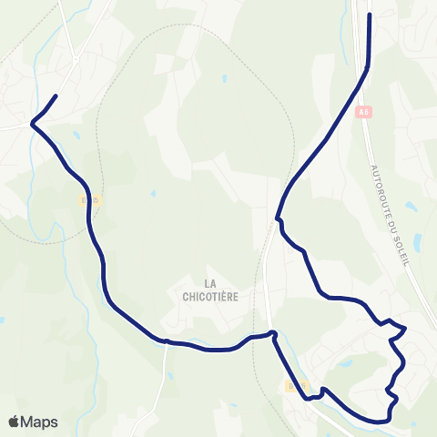 TCL Scolaires Collège Notre-Dame de Lourdes (Civrieux-d'Azergues) map