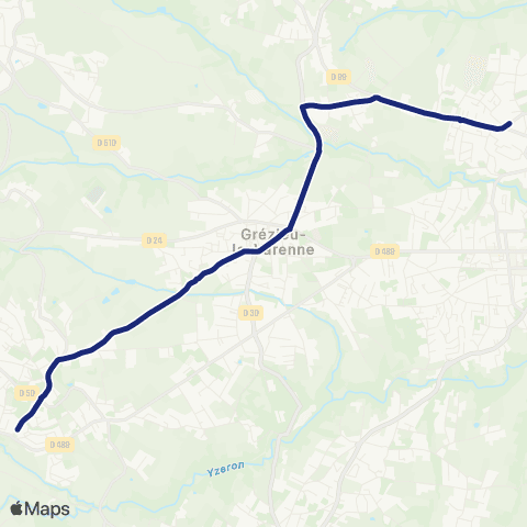 TCL Scolaires Collège Notre-Dame des Vallons (Vaugneray) map