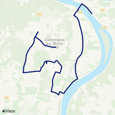 TCL Scolaires Collège Jean de Tournes (Fontaines-s/-Saône) map
