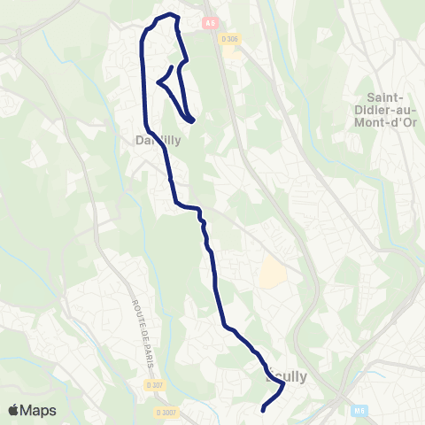 TCL Scolaires Collège Sacré Coeur (Écully) map