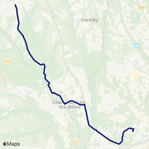 TCL Scolaires Collège Sacré Coeur (Écully) map