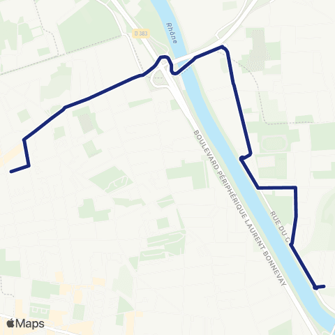 TCL Scolaires Collège Jean Macé (Villeurbanne) map