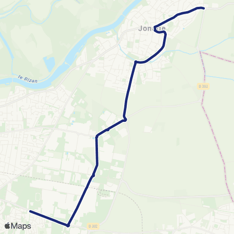 TCL Scolaires Collège les Servizières (Meyzieu) map