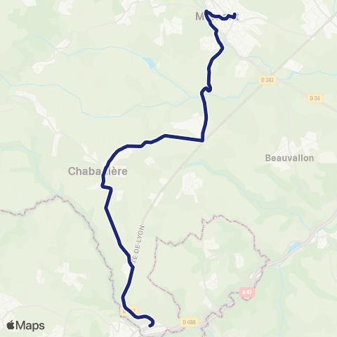 TCL Scolaires La Madeleine - Collège Ronsard map