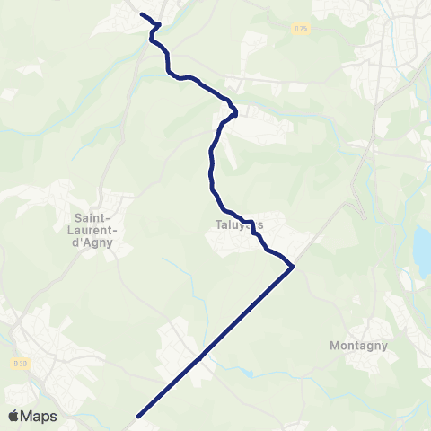 TCL Scolaires Logis Neuf - Collège la Perrière map