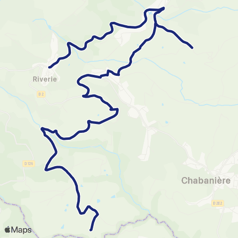 TCL Scolaires Barbieux le Bas - Riverie le Bourg map