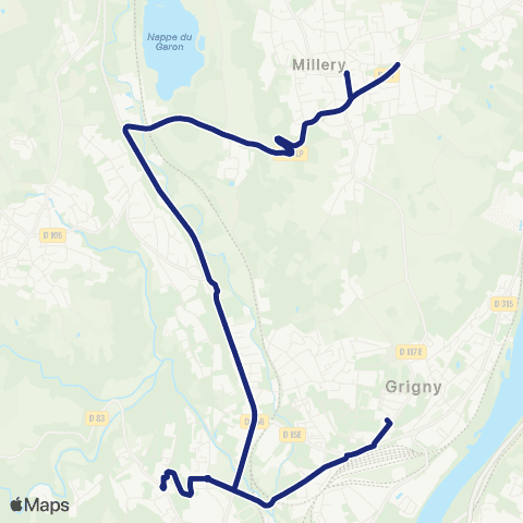 TCL Scolaires La Croix Maladière - Lycée Aragon / Picasso map