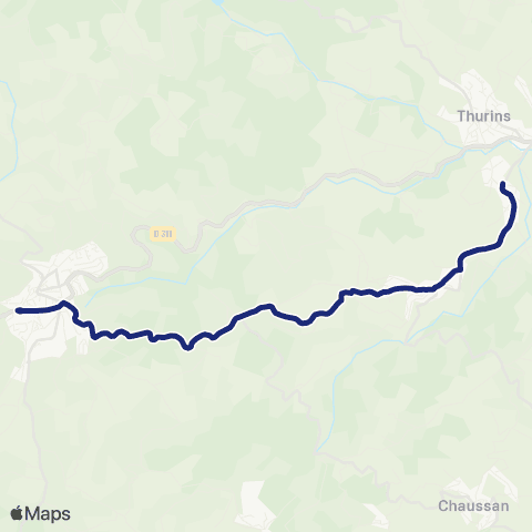 TCL Scolaires La Côte - Collège le Petit Pont map