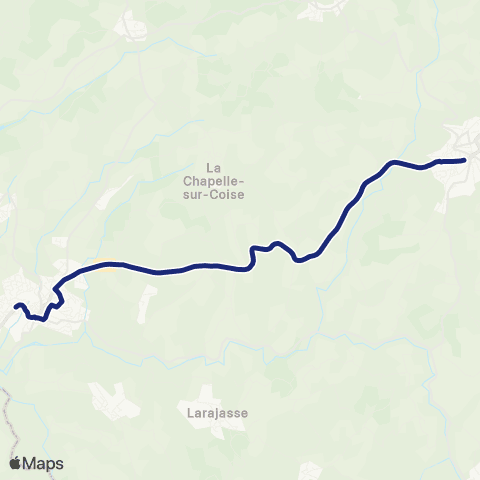 TCL Scolaires Avenue du Forez - Parking Claude Anime map