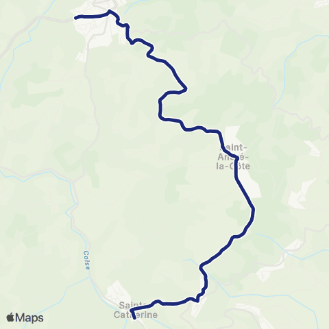 TCL Scolaires Ste Catherine Bourg - Collège le Petit Pont map