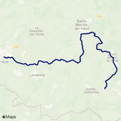 TCL Scolaires Riverie Bourg - Parking CDG map