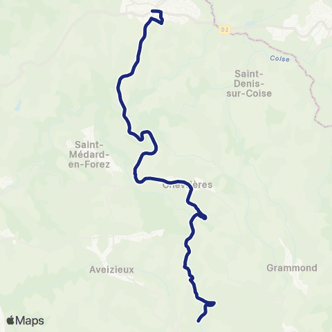 TCL Scolaires Benière - Collège Raoul Follereau map