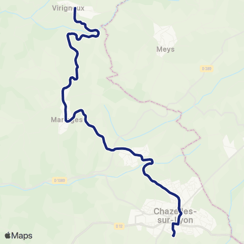 TCL Scolaires La Bascule - Rue des Tilleuls map