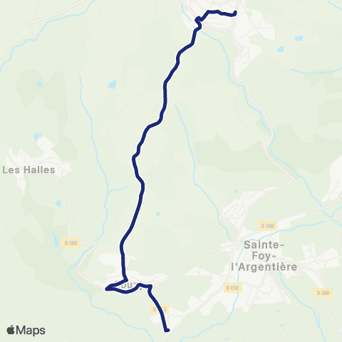 TCL Scolaires Bellevue RD389 - Pl. du Marche aux Veaux map