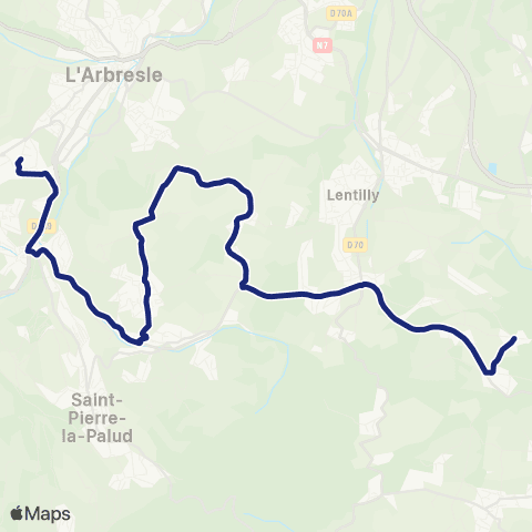 TCL Scolaires La Rave - Lycée Germaine Tillion map