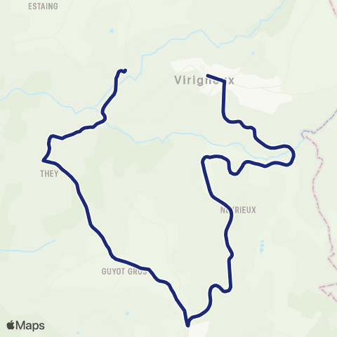 TCL Scolaires La Biette - Virigneux École map