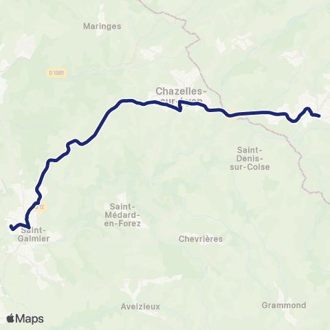 TCL Scolaires Route de Pomeys - Collège Jules Romain map