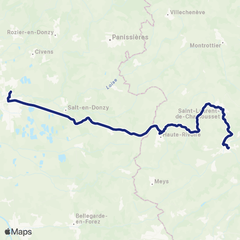 TCL Scolaires École primaire privée - Lycée du Forez map