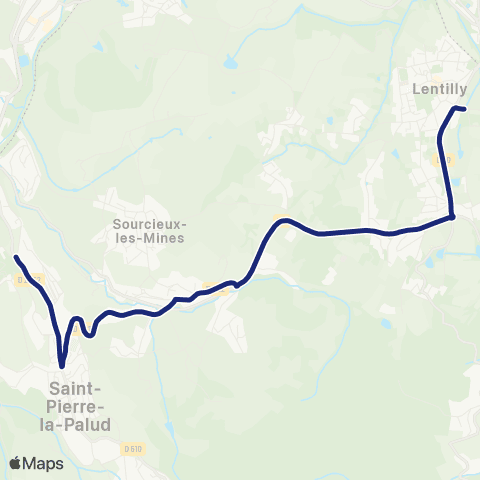 TCL Scolaires La Pérolière - Collège Jacques Coeur map