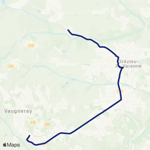 TCL Scolaires Le Vivarey - Collège Notre Dame des Vallons map