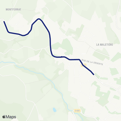 TCL Scolaires Montferrat - Collège Notre Dame des Vallons map