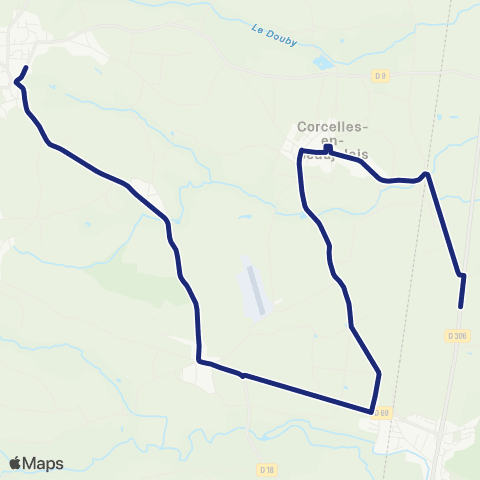 TCL Scolaires Belleville - Villie-Morgon map
