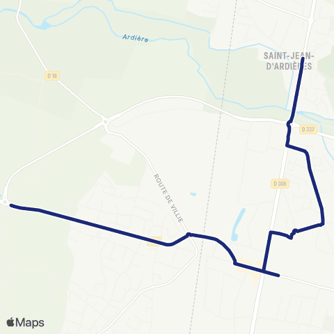 TCL Scolaires Belleville - Belleville Centre - Bel Air map