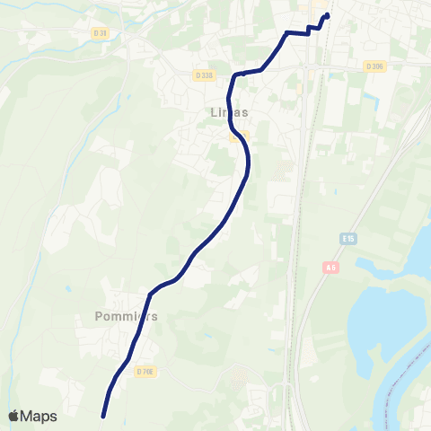 TCL Scolaires Villefranche - Anse map