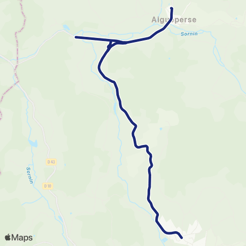 TCL Scolaires Aigueperse - Aigueperse map