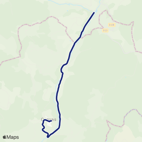 TCL Scolaires Cenves - Serrières map
