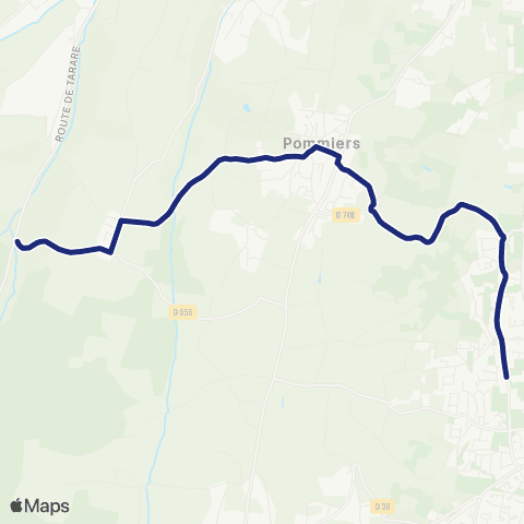TCL Scolaires Theizé - Anse map