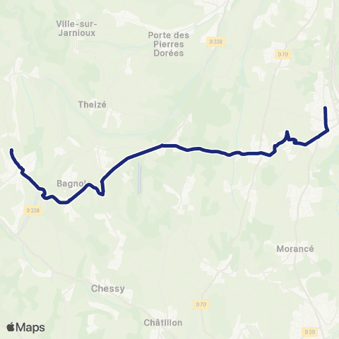 TCL Scolaires Anse - Val-d'Oingt map
