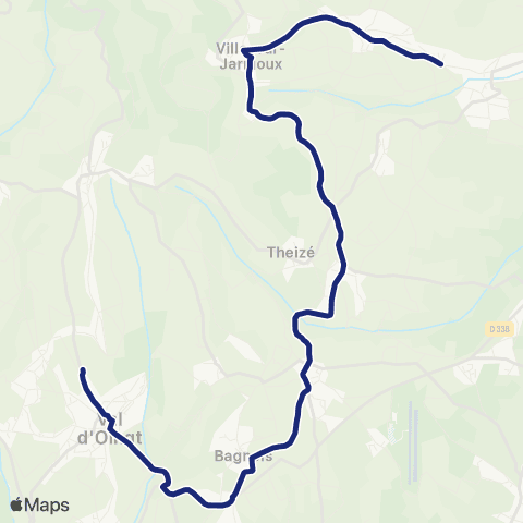TCL Scolaires P.P Dorées / Ville-s/-Jarnioux - Val-d'Oingt map