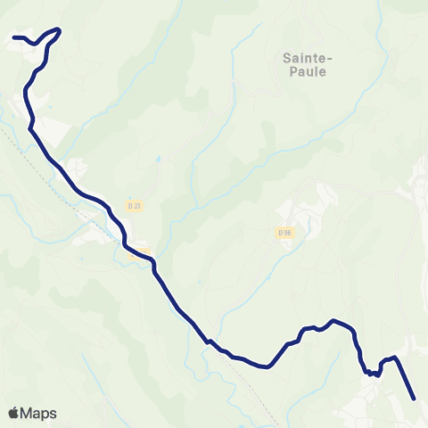 TCL Scolaires Letra - Val d'Oingt map