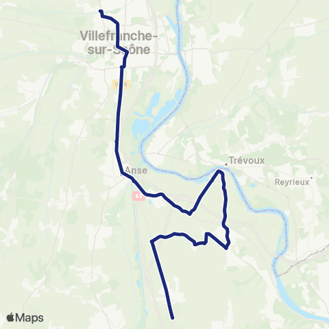 TCL Scolaires Les Chères - Gleizé map