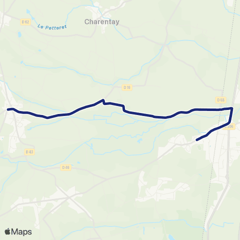 TCL Scolaires St-Étienne-des-Oullières - St-Georges-de-Reneins map
