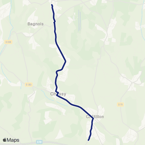 TCL Scolaires Frontenas - Châtillon-d'Azergues map
