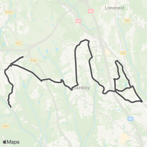 TCL La Tour de Salvagny Gare - Techlid map