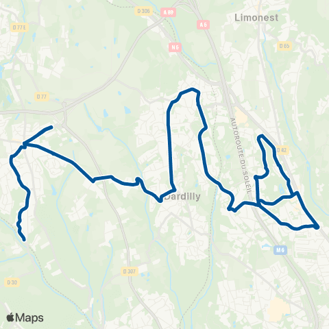 TCL La Tour de Salvagny Gare - Techlid map