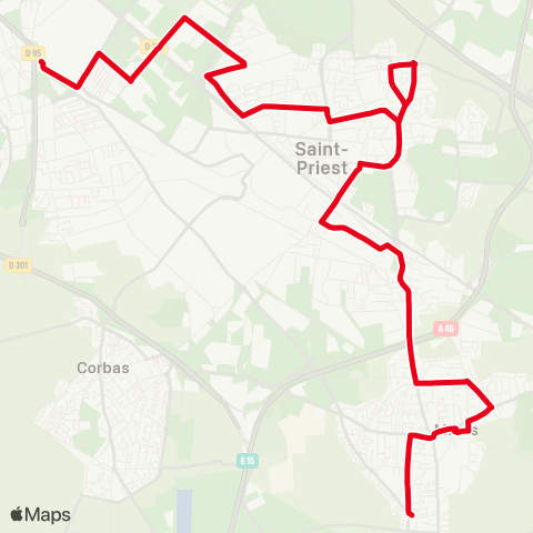 TCL Gare de Vénissieux - Mions Jules Vallès map