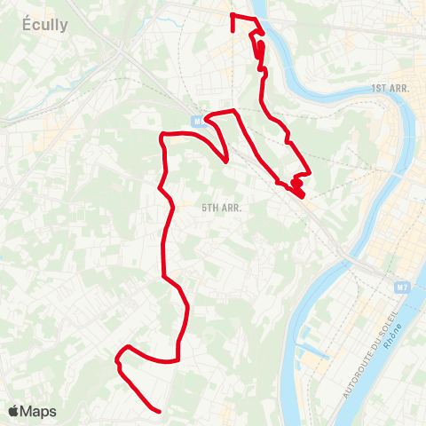 TCL Valmy Pl. Ferber - Sainte-Foy Châtelain map