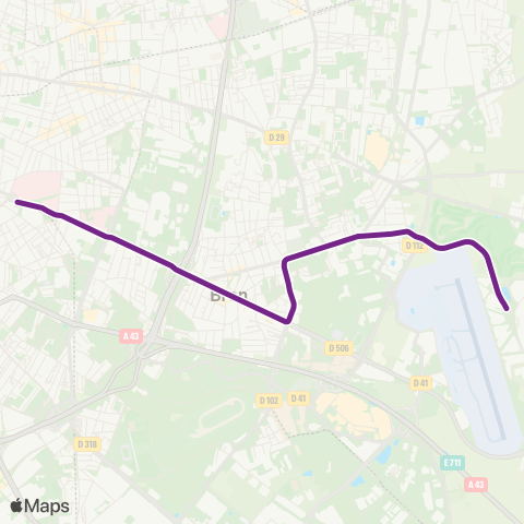 TCL Grange blanche - Eurexpo map